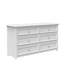 Commode combinée 6 tiroirs Ardice