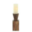Modern Tabletop Wood Pillar Candlestick-1699572076
