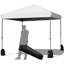Ahloni 2.4m x 2.4m Metal Party Tent-825123003
