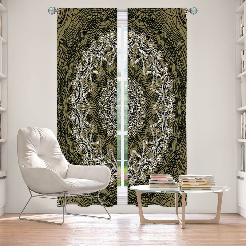 Desautels Room Darkening Curtains / Drapes Pair, 20" W x 82" L