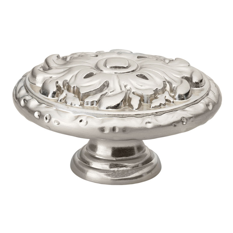 Multipack de boutons ovales 2 po Old World, Nickel satiné