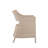 Bari Arm Chair - White And Natural-106592118