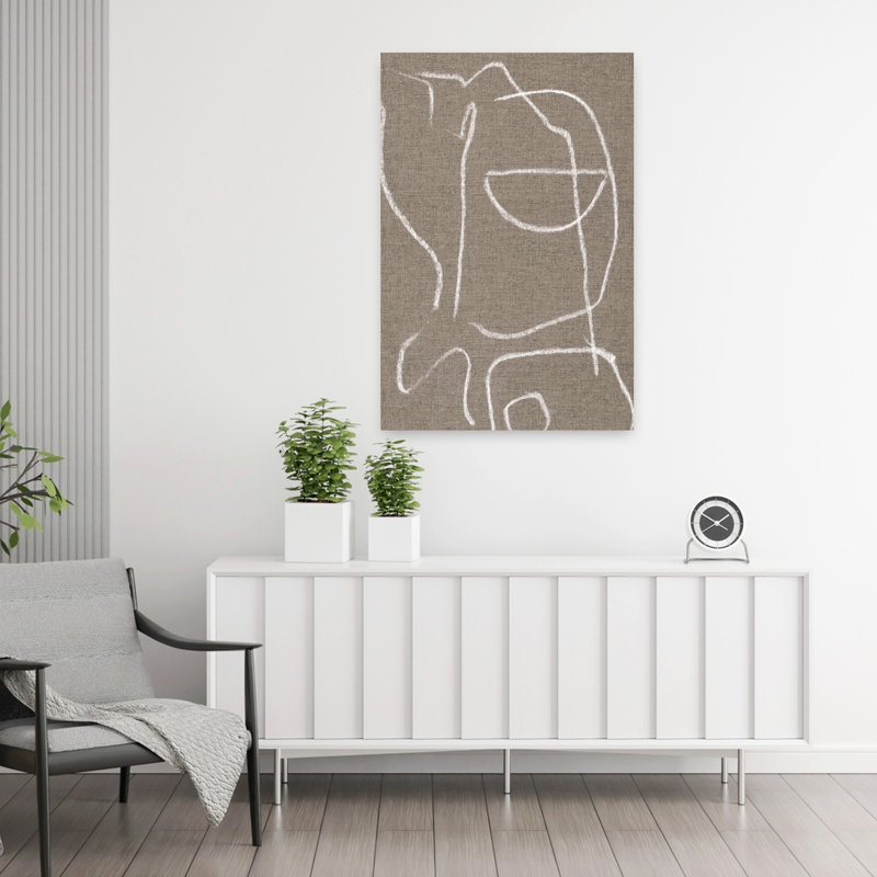 Art contemporain contemporain abstrait, H 36 po x l 24 po