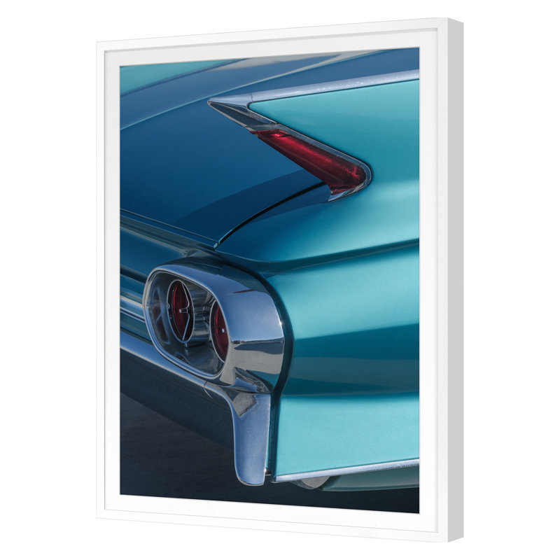Classic Car 2 Print by Payne, Mimi, 30'' H x 22'' W, White Single Picture Framed