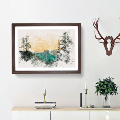 Mount Rainer in Washington - Framed Print
