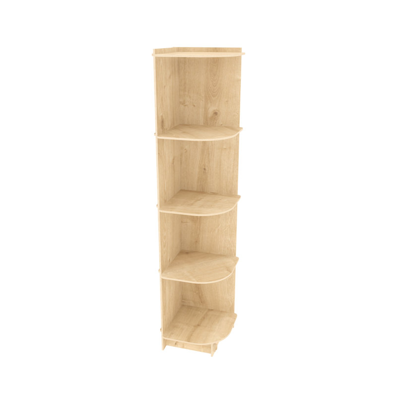 Warne 138cm H x 31cm W Corner Bookcase