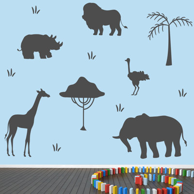 Adhésif décoratif safari africain