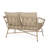 Raynette Wicker 2 - Person Patio Conversation Set with Cushions