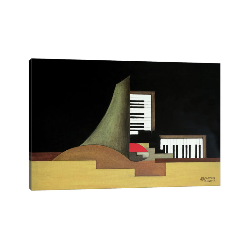 Marián Varga 1 Piece Wrapped Canvas Painting, 20.32cm H x 30.48cm W x 1.91cm D