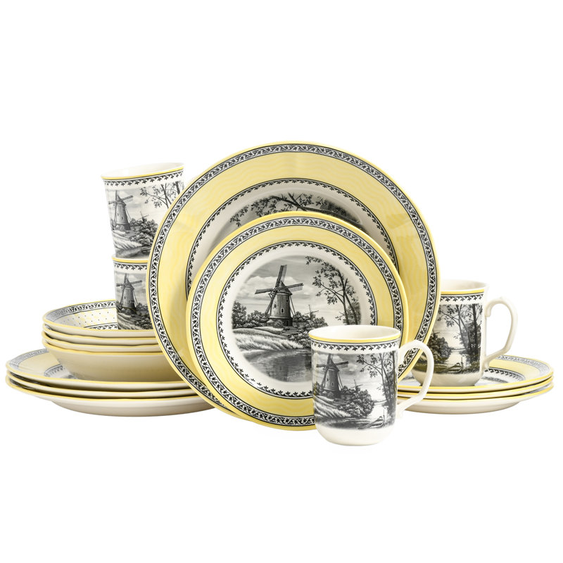 Windmühle Piece Dinnerware Set - Service for 4