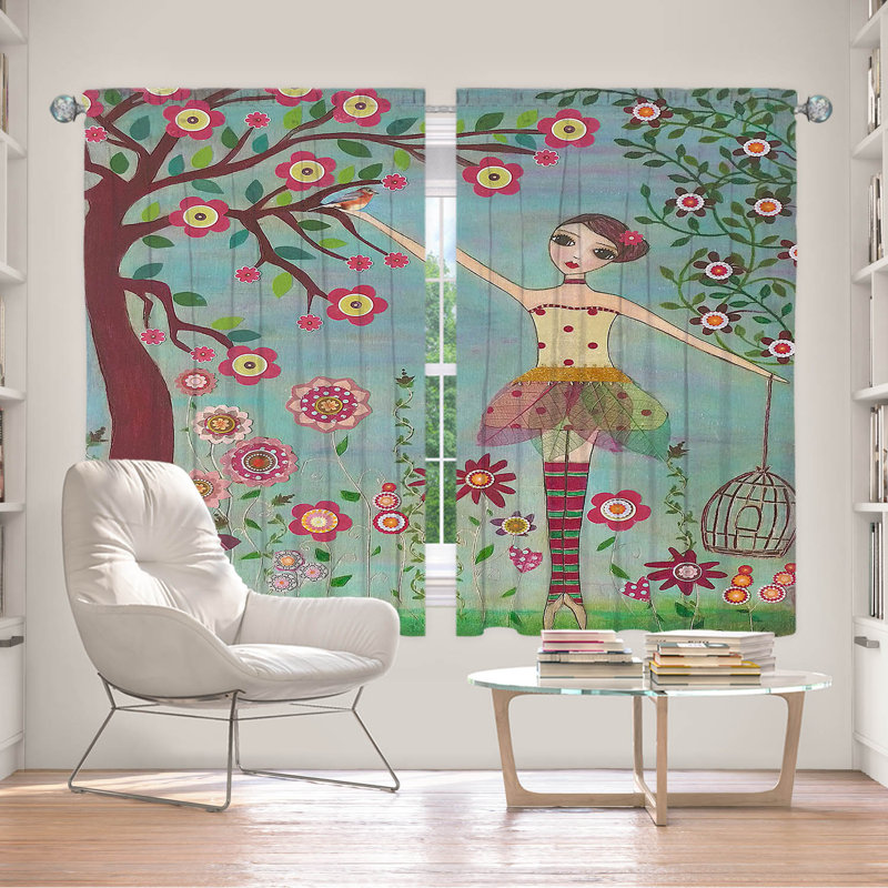 Ensemble de rideaux en polyester 2 pièces, L 40 po x L 61 po