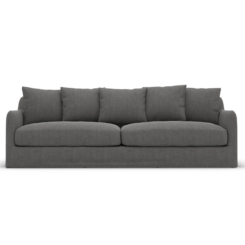 Dade Outdoor 3 - Seat Patio Sofa, Charcoal