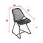 Sixties Outdoor Dining Side Chair-12692961