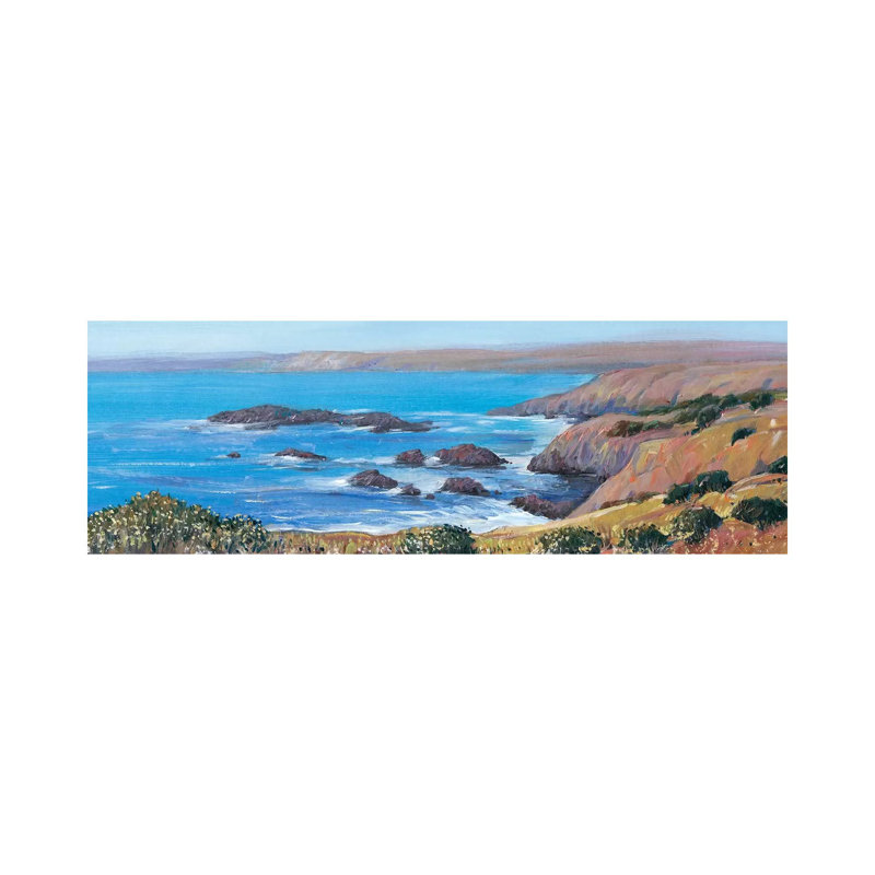 Panoramic Ocean View I by Tim OToole - No Frame Panoramic Gallery-Wrapped Canvas Giclée on Canvas, 40.64cm H x 121.92cm W