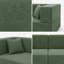 Causeuse en chenille désossée moderne 75 po Horgan, canapé modulaire rectangulaire en mousse à compression, canapé à assise profonde sans assemblage-128877161