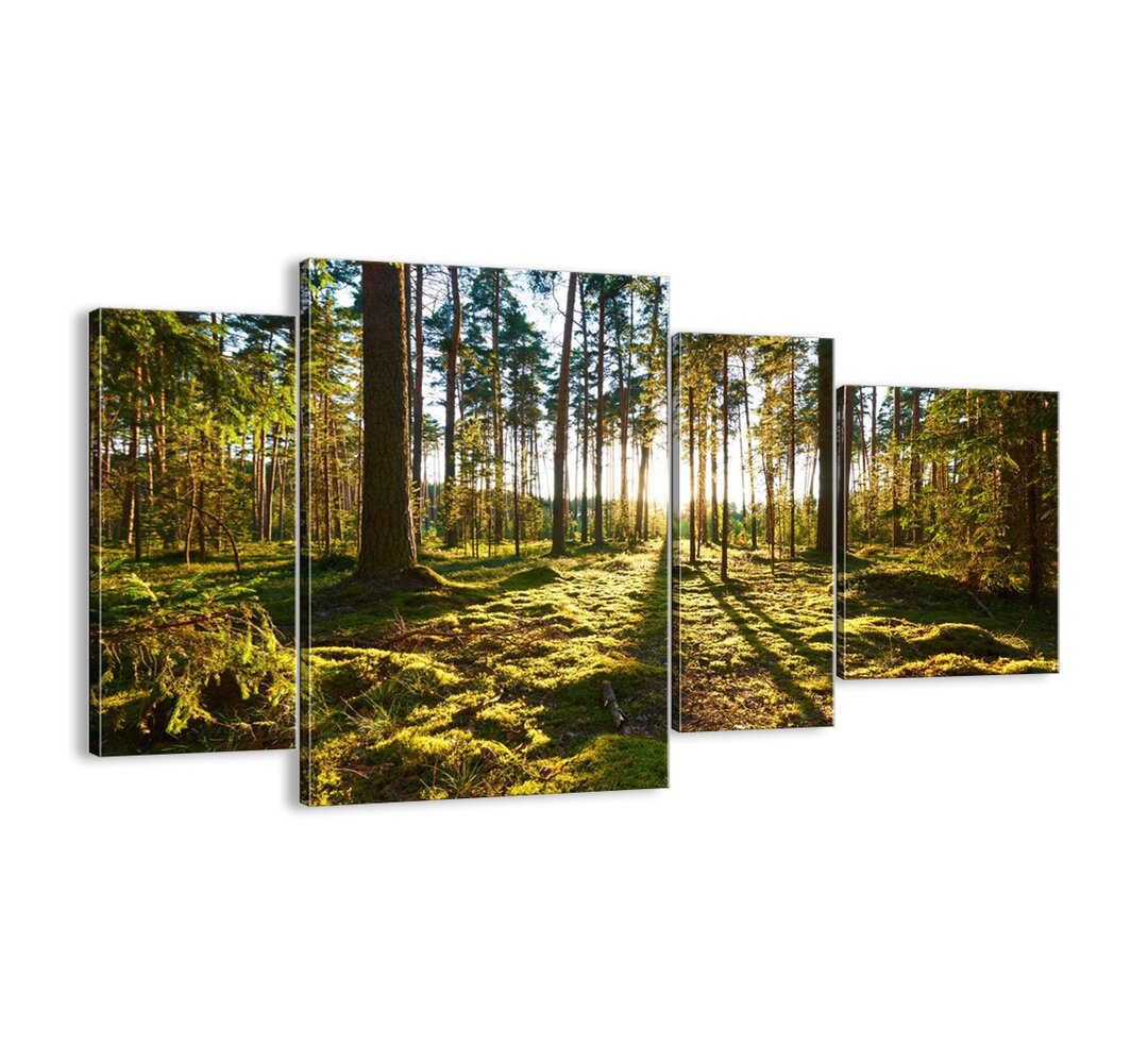 4-tlg. Leinwandbilder-Set - Fotografie „... Behind Seven Forests”