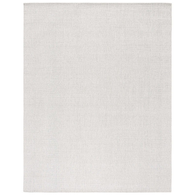 Abstract Hand Tufted Wool Rug, Rectangle 8' x 10'