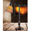 Lampe de bureau Tiffany's avec abat-jour réglable