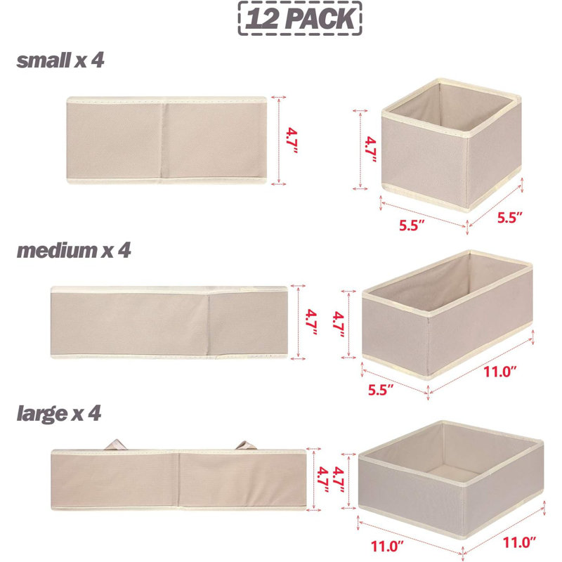 Latitude Run® Fabric Bin