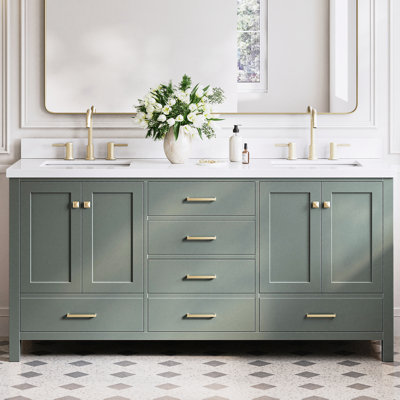 Grevera 73" Double Bathroom Vanity Set