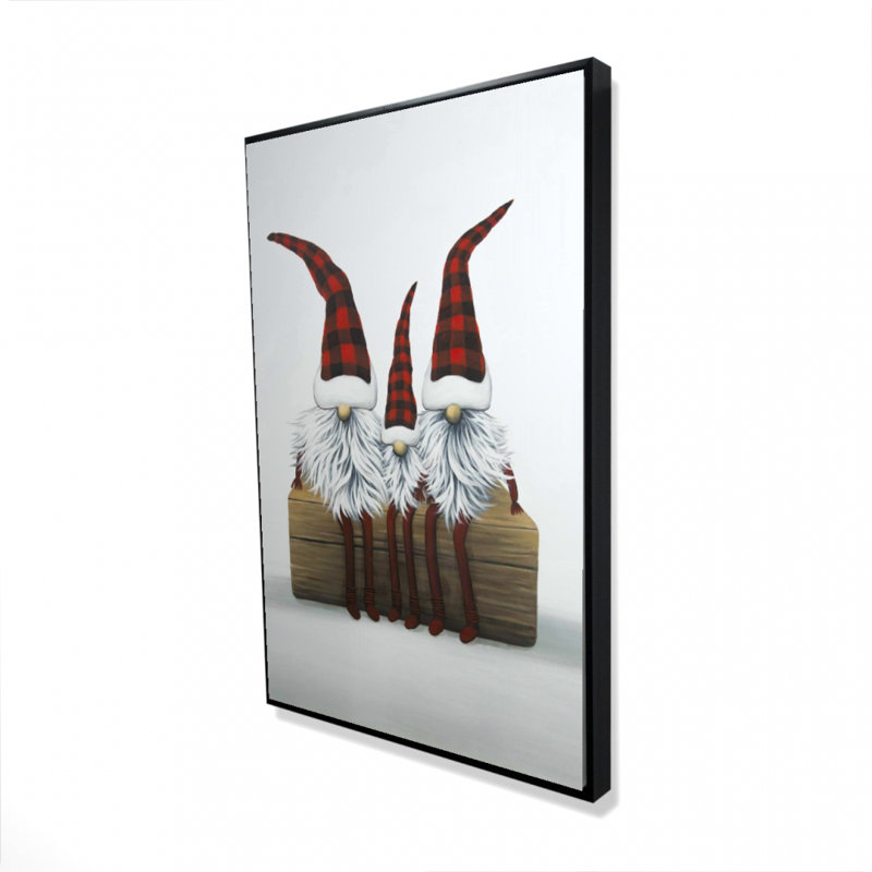 " Three Christmas Gnomes "