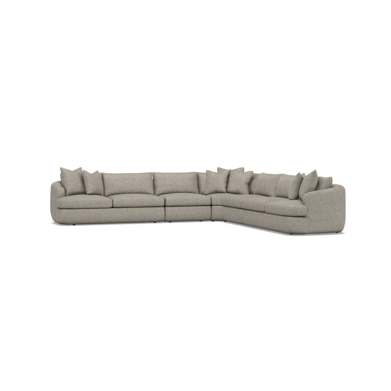 Jules Fabric 5 Pc Sectional, 1697-012