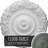 Endurathane Marseille Ceiling Medallion, 21"OD x 2"P (Fits Canopies up to 7 3/8"), Hand-Painted Cloud Burst Crackle Finish-28578483