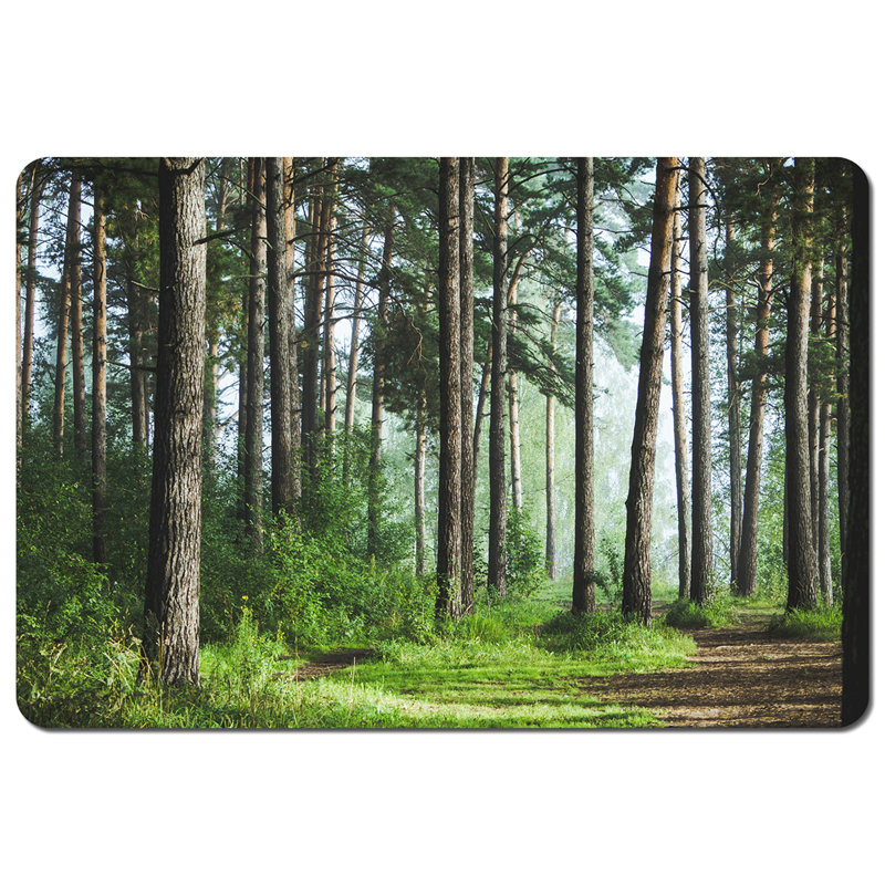 Dovber Wood No Pattern Rectangle Placemat
