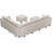 143" W Reversible Modular Sectional with Storage Ottoman-2118647498