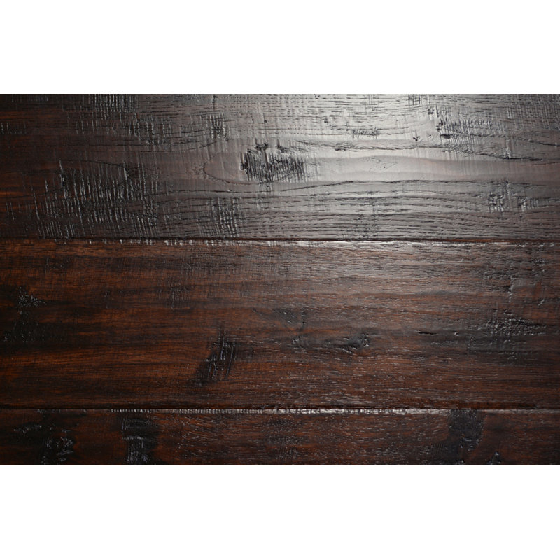 Hickory 7.5'' W Hardwood Flooring, Black Forest