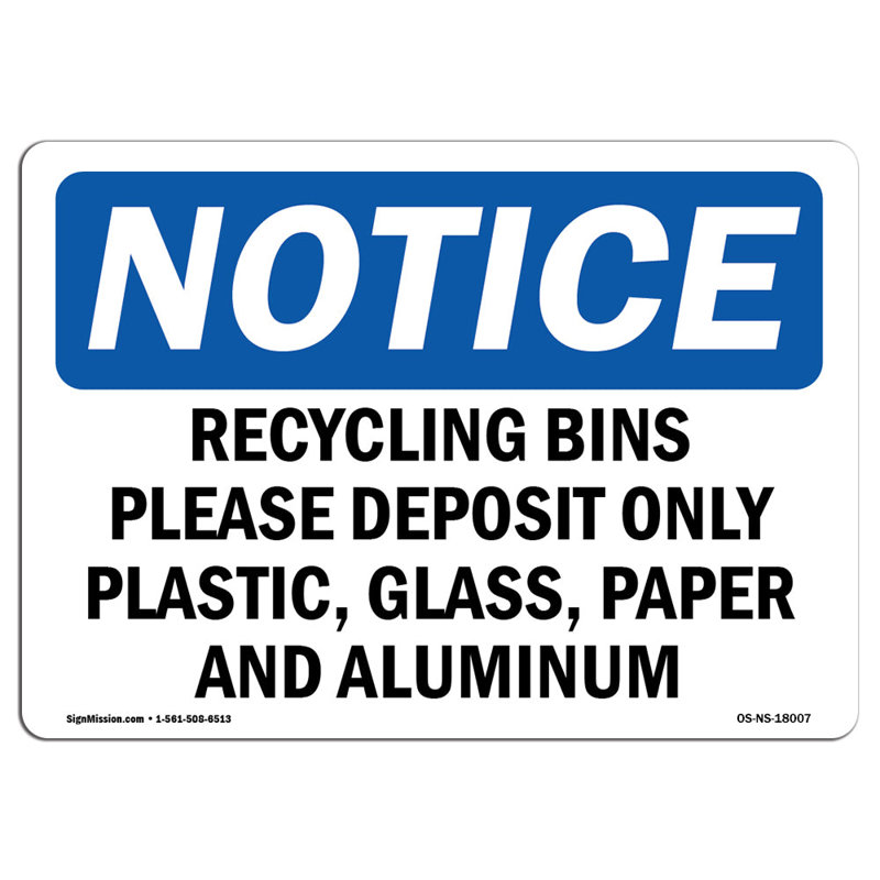 Panneau de recyclage