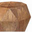 Table d'appoint octogonale en bois de manguier massif brun naturel