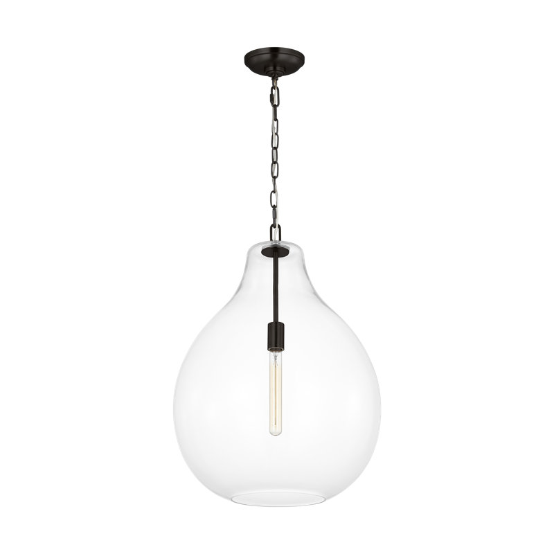 Magnus 1 - Light Teardrop Pendant, 25.88" H x 18.5" W x 18.5" D, Aged Iron