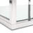 Khalim Coffee Table With Silver Frame