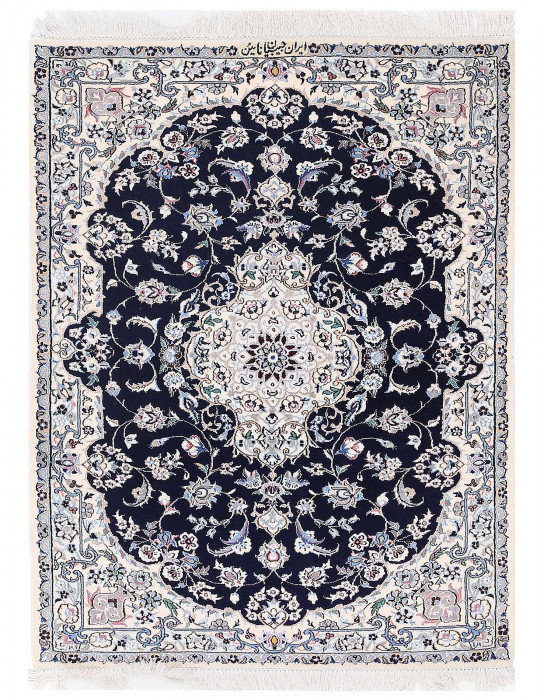 Tapis unique en laine et soie 2 pi 9 po x 3 pi 8 po Donyale