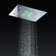 Isernia LED Chrome Recessed Ceiling Shower System with 20x14 Panel and Thermostatic Temperature Control