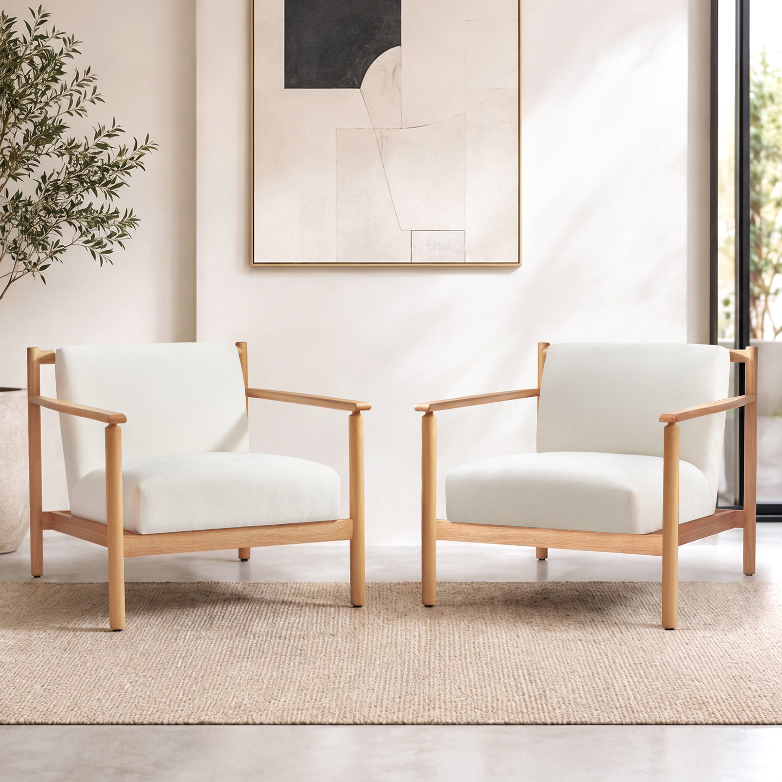 Anastasia Armchair, Beige