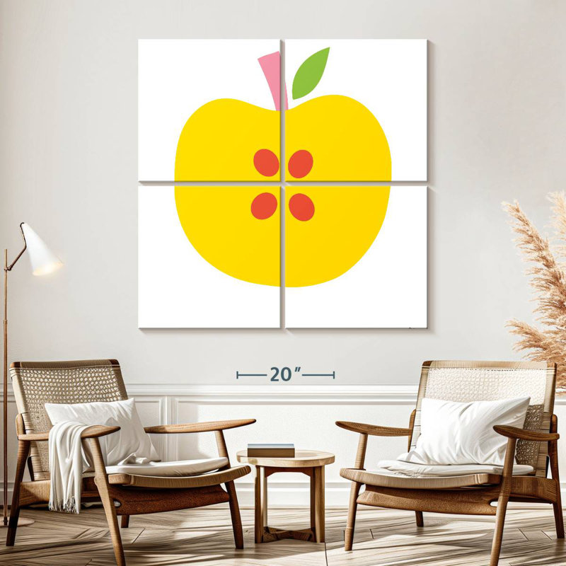 Pomme jaune Yarlin, H 57 po x l 57 po