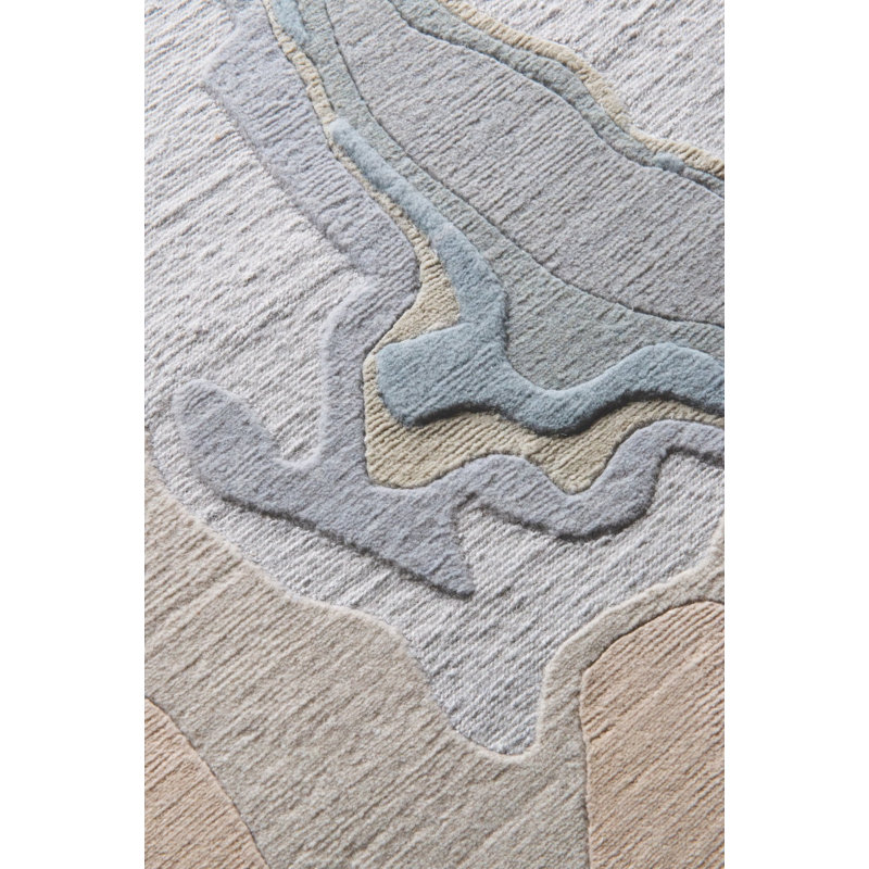 Adam Hunter Tundra Cool Area Rug, Rectangle 5' x 7'6"