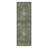 Floral Green Non-Slip Washable Hallway Runner Rug-1928981587