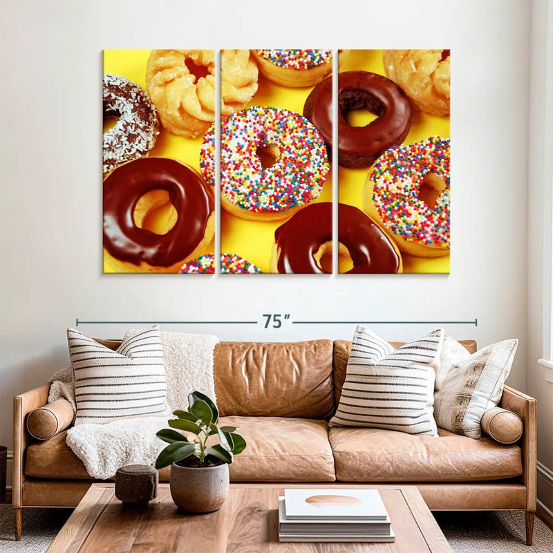 Yarlin Fresh Doughnuts, 42" H x 65" W