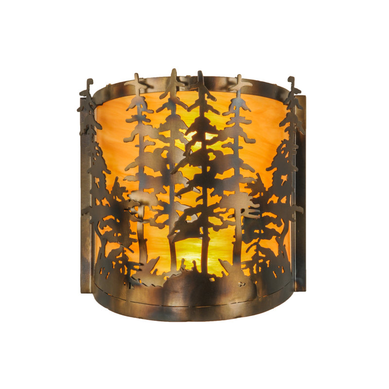 Rustic Lodge 2 - Light Flush Mounted Sconce