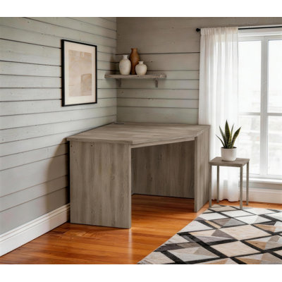 Brittaney Corner Solid Wood Base Writing Desk