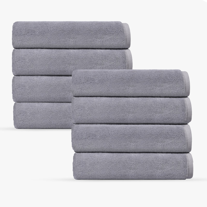 Ensemble de 8 serviettes Mac, Argent
