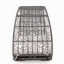 Outdoor Wicker Overhead Canopy Daybed Water Resistant Cushion