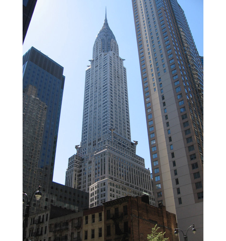 New York City Chrysler Building, H 18 po x l 14 po