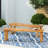 Wood 2 , Natural - Weather- Structure And Design Bench Of 2 Natural, Weather , Slat Panel