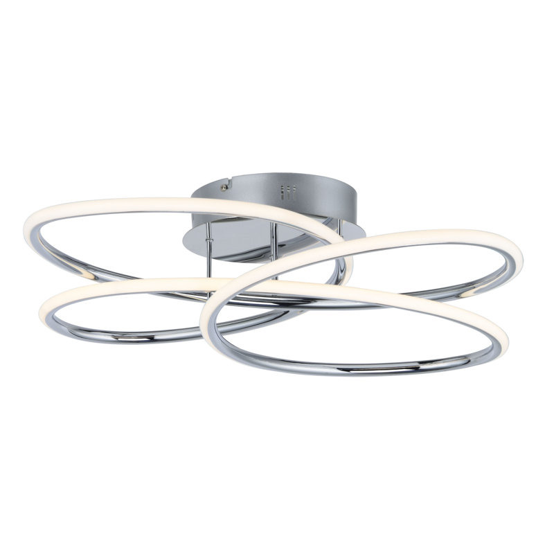 Senecal Silicone LED Semi Flush Mount