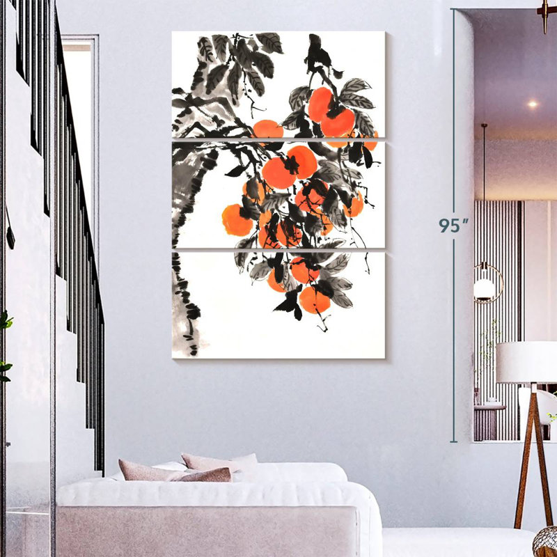 Yarlin Persimmon Tree, 74" H x 48" W
