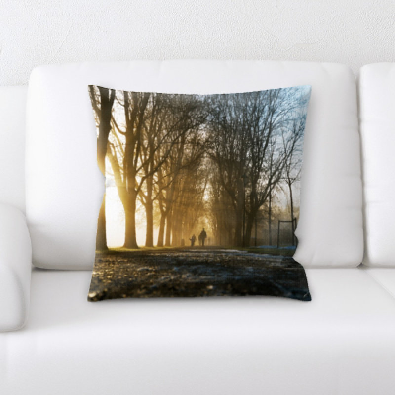 Illuminated Microsuede Reversible Throw Pillow